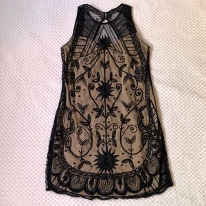 Black 20’s Beaded Shift Dress